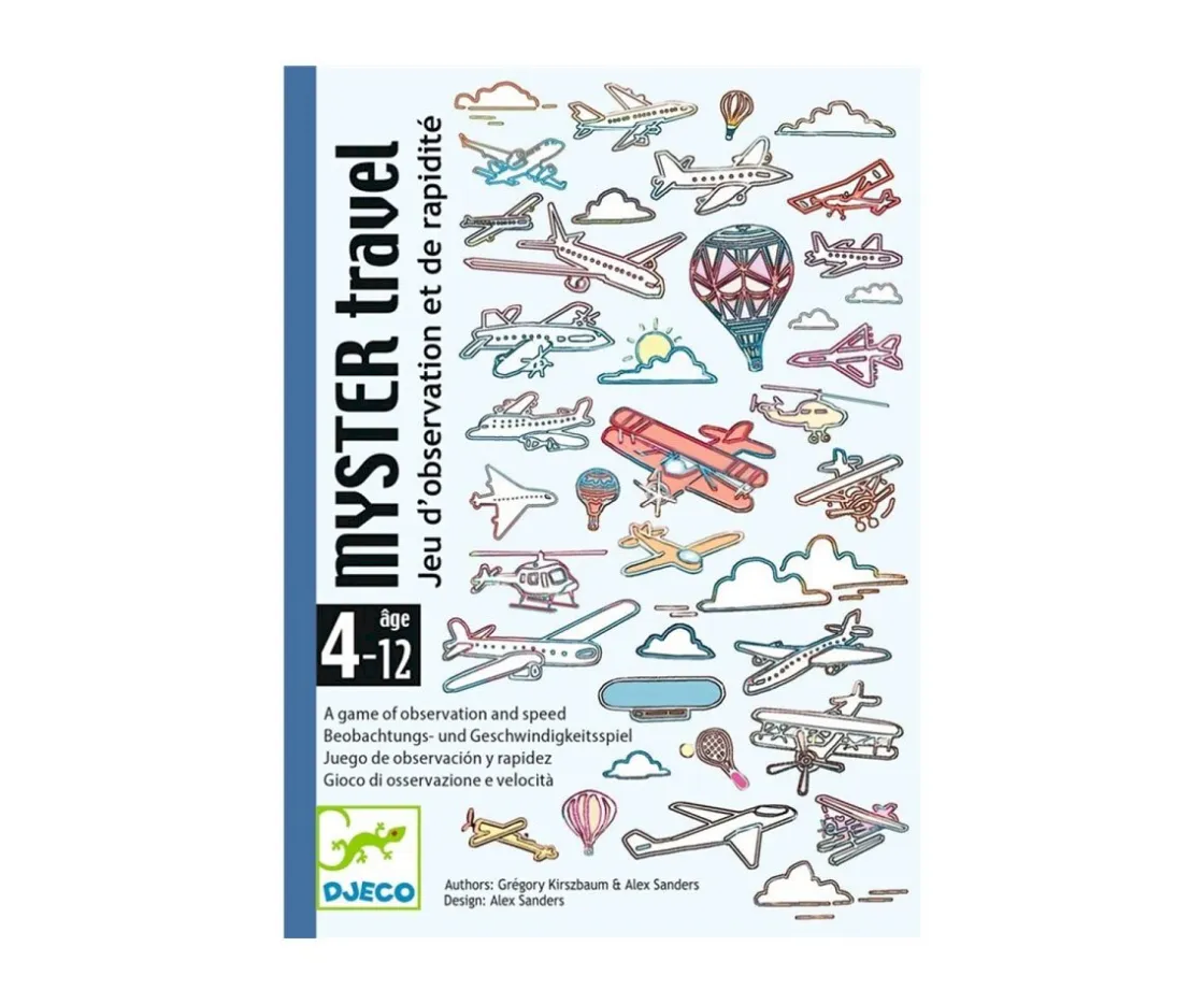 Niños Djeco Juego de Cartas Myster Travel