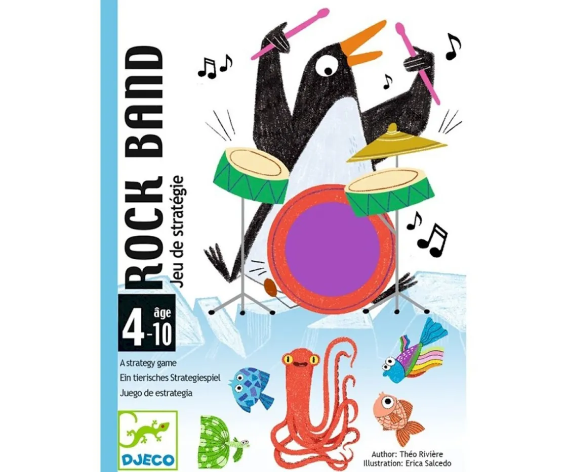 Niños Djeco Juego de Cartas Rock Band