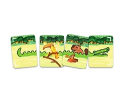 Niños Djeco Juego de Cartas Safari Croco