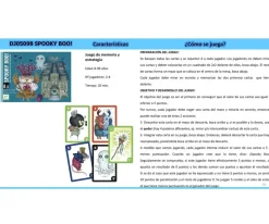 Niños Djeco Juego de Cartas Spooky Boo!
