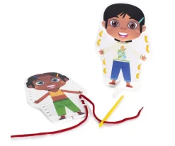 Miniland Juego de Coser para Niños Flexi World Kids^Niños Juguetes Niños 3 Años