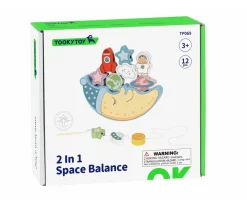 Niños Así Toys Juego de Equilibrio 2 en 1 Balancín Espacio