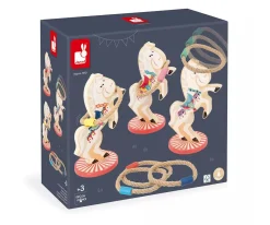 Niños Janod Juego de Lanzamiento de Anillas Caballos Applepop