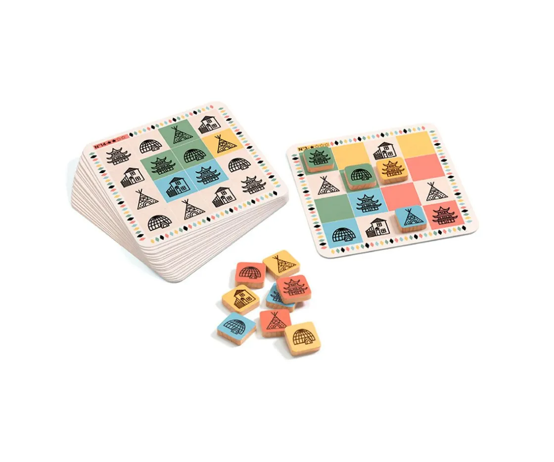 Djeco Juego de Lógica Crazy Sudoku^Niños Juegos De Mesa