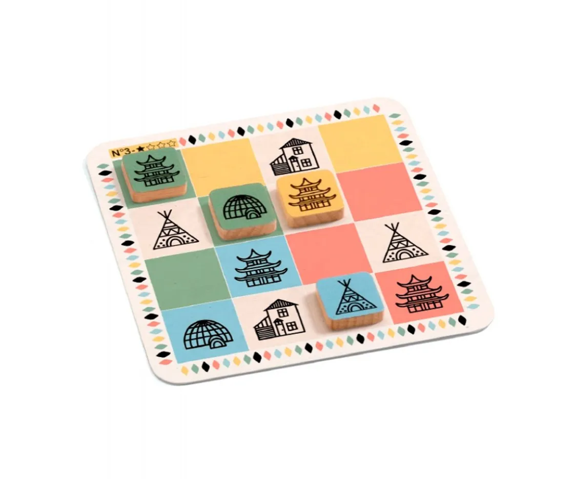 Djeco Juego de Lógica Crazy Sudoku^Niños Juegos De Mesa