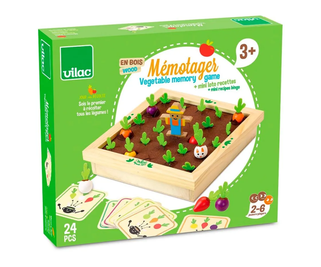Niños Vilac Juego de Memoria Verduras