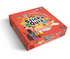 Niños Caly Juego de Mesa Stick'n Quiz + Globo Inflable Viajes