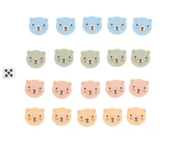 Niños Monnëka Juego Mantel Ludo-