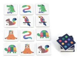 Niños Vilac Juego Memo Animales 48 Piezas