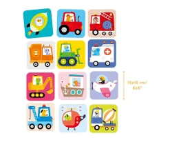 Niños Banana Panda Juego Memory Suuuper Grande Vehículos