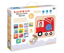 Niños Banana Panda Juego Memory Suuuper Grande Vehículos