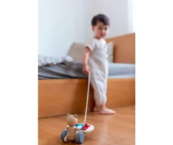 Plan Toys Juguete Arrastre Oso Musical^Niños Juguetes Para Niños De 18 Meses