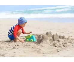 Niños BiBio Juguete de Playa Camión Volquete TruBi Turquesa