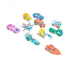 Omy Juguetes de Papel 3D Vroom^Niños Manualidades Para Niños