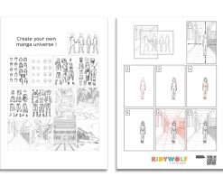 Niños Kidywolf KidyDraw-Pro Azul Manga