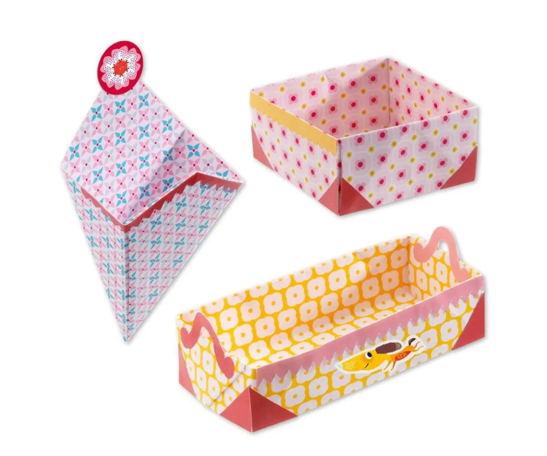 Niños Djeco Kirigami Pequeñas Cajitas