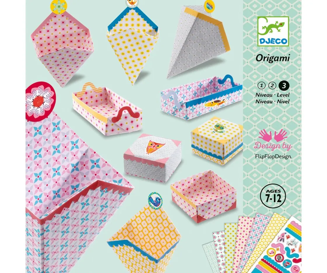 Niños Djeco Kirigami Pequeñas Cajitas