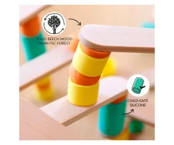 Niños Oppi Kit Construcción Stix 60 Piezas