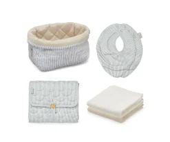 Cam Cam Kit de Cuidado del Bebé Stripes Blue^ Regalos Para Bebés