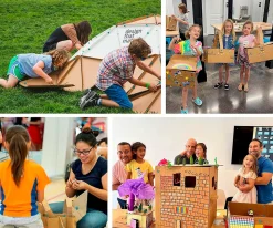 Niños Makedo Kit Invent 360 piezas