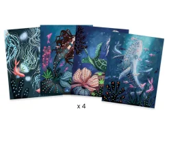 Niños Djeco Kit Pintura 3D Mundo Submarino