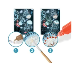 Niños Djeco Kit Pintura 3D Mundo Submarino