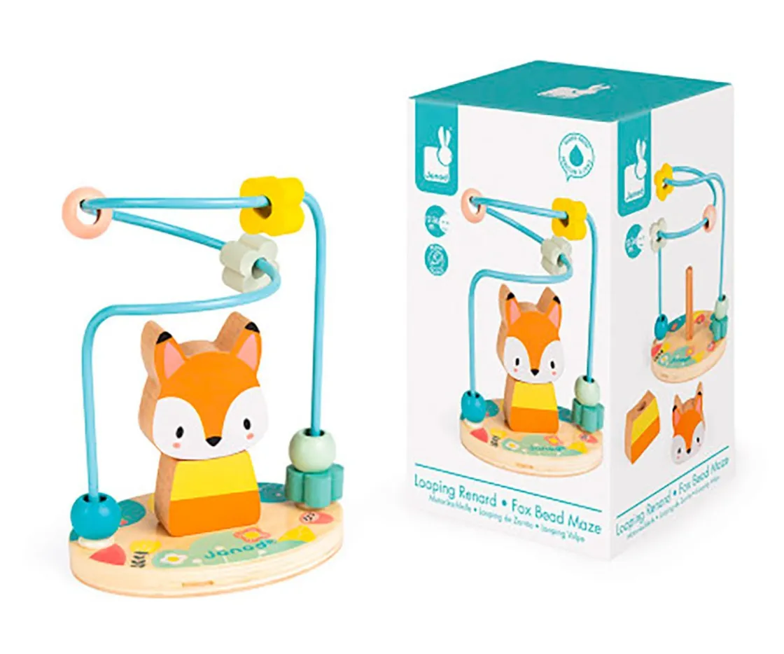 Niños Janod Laberinto Looping Zorrito Pure