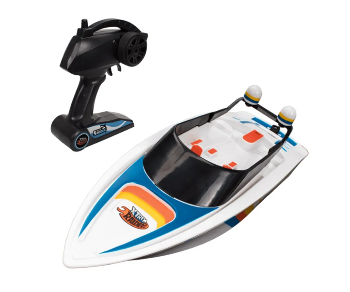 Niños World Brands Lancha RC White Shark