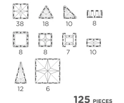 Niños Cleverclixx Large Creative Pack Pastel 125 Piezas