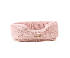 Minikane Les Minis Perro de Peluche Tama con Collar y Cesta de Piel Sintética^Niños Peluches