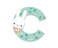 Janod Letra Madera Pure C^ Decoración Pared Infantil