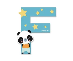 Janod Letra Madera Pure F^ Decoración Pared Infantil