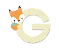 Janod Letra Madera Pure G^ Decoración Pared Infantil