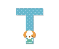 Janod Letra Madera Pure T^ Decoración Pared Infantil