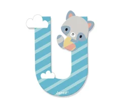 Janod Letra Madera Pure U^ Decoración Pared Infantil