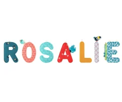 Lilliputiens Letra Tela V^ Decoración Pared Infantil