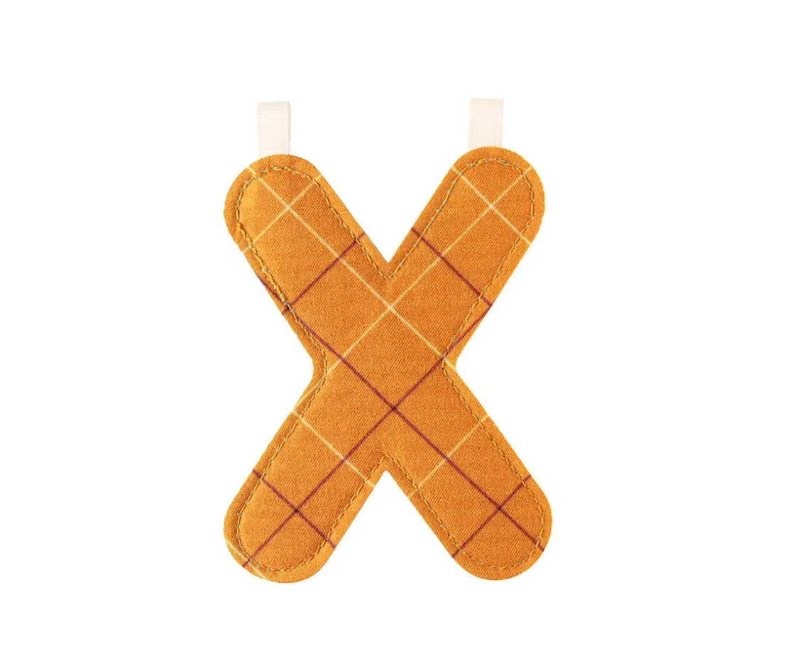 Lilliputiens Letra Tela X^ Decoración Pared Infantil