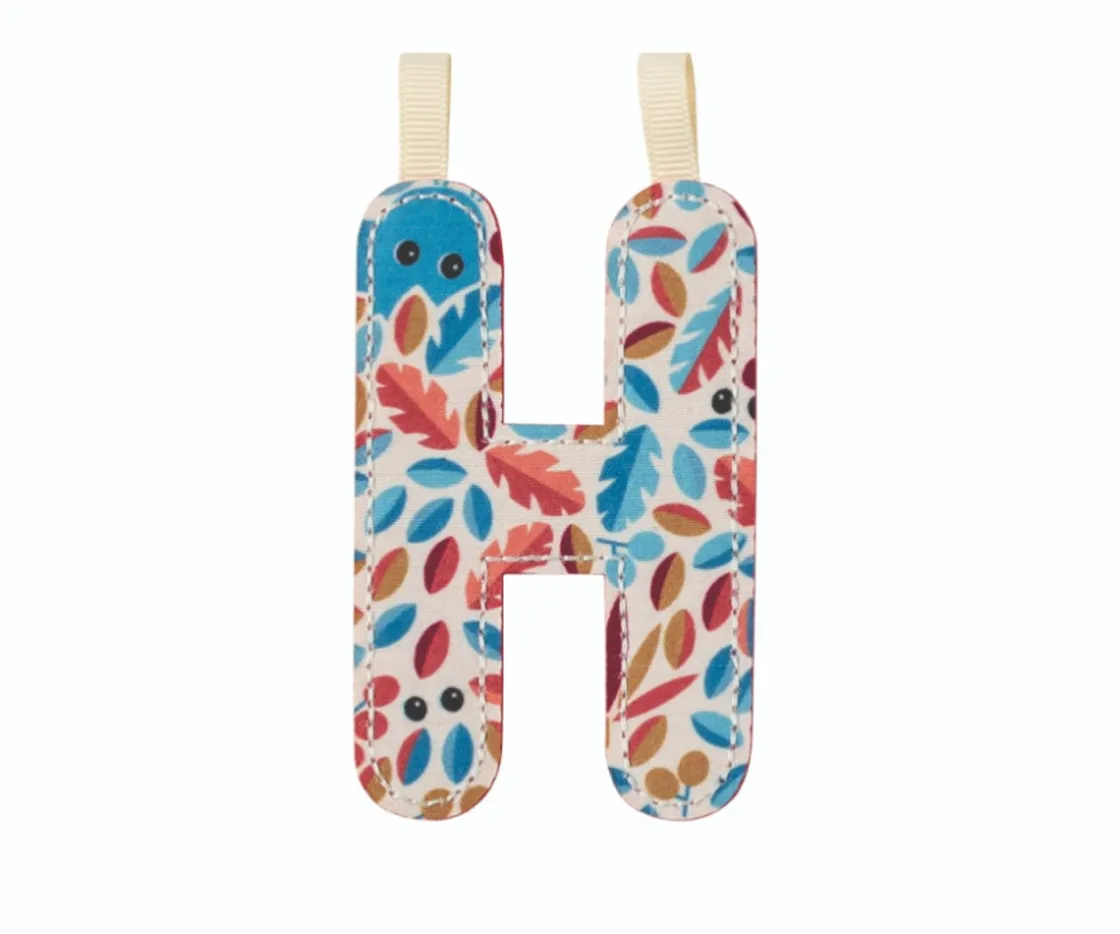 Lilliputiens Letra Tela Reversible Fosforescente H^ Decoración Pared Infantil