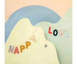 Lilliputiens Letra Tela Reversible Fosforescente U^ Decoración Pared Infantil