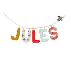 Lilliputiens Letra Tela Reversible Fosforescente S^ Decoración Pared Infantil