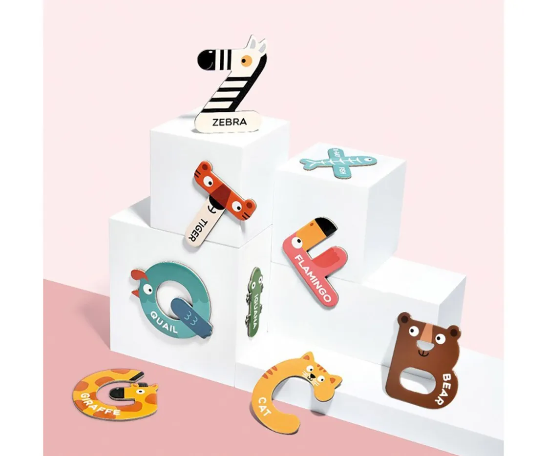 Niños MiDeer Letras imanes