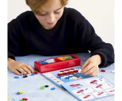 Niños Plus Plus Libro de Actividad Space Blue 125 Piezas