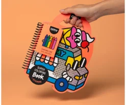 Niños Omy Libro con Pinturas y Pegatinas Yummy