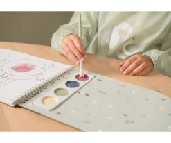 Little Dutch Libro para Colorear con Acuarelas Little Farm^Niños Manualidades Para Niños