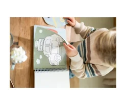 Niños Little Dutch Libro Recorta y Pinta Vehículos