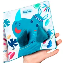 Niños Lilliputiens Libro Tela Marius "Papá, ¿Dónde estás?"