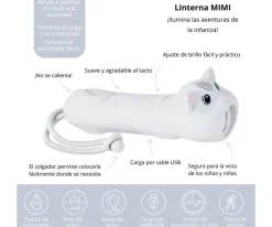 Niños Rabbit & Friends Linterna de Silicona Mimi