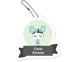 Esther Gili Llavero Mochila Negro^ Llaveros Personalizados