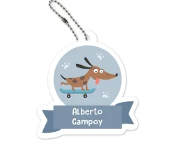 Tutete Llavero Mochila Skater Dog