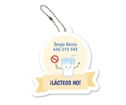 Tutete Llavero Personalizado Lácteos No^ Llaveros Personalizados
